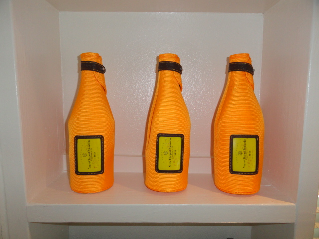 Orange bottle covers