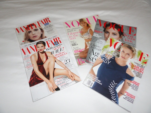 Vogue and Vanity Fair magazines