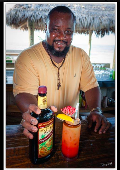 Elliott at the bar in Tippy's