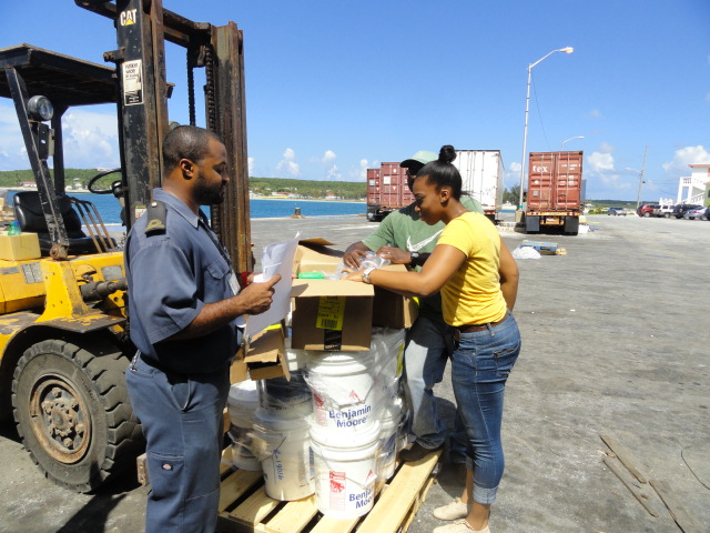 Customs inspection Eleuthera