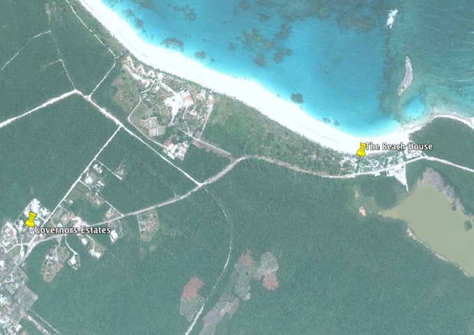 Map of Governors Harbour- Beach House