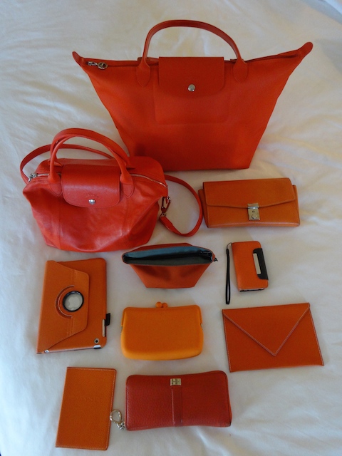 Orange bags