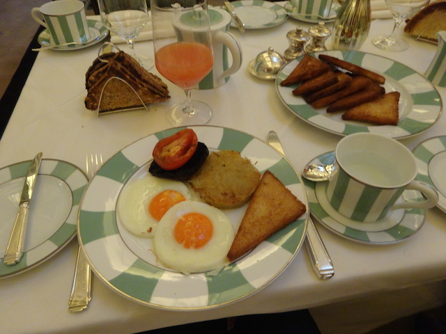 Breakfast at Claridges London