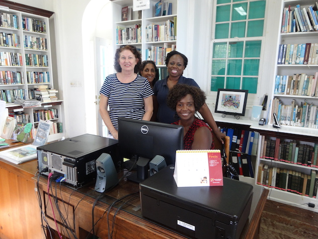 The staff at Haynes Library