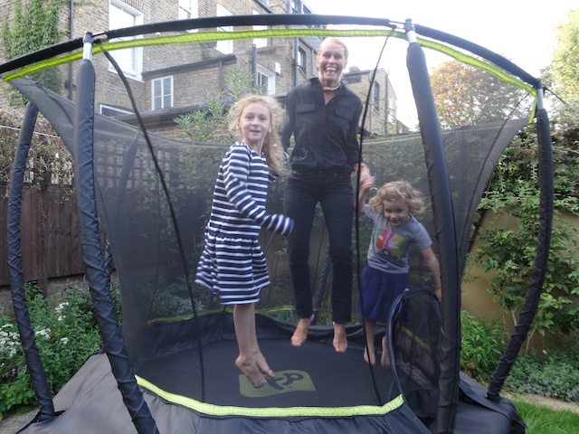 Trampoline practice