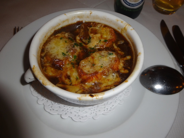 French Onion Soup on cold day - heaven !