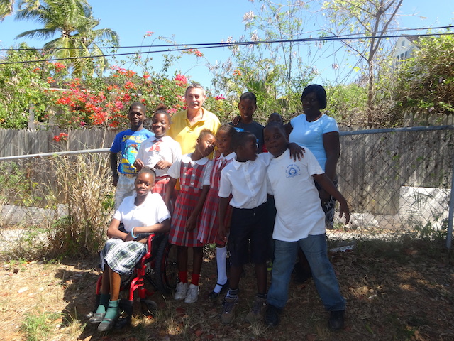 This years students with Mrs Dolly Petty and Principal Mr William Holland