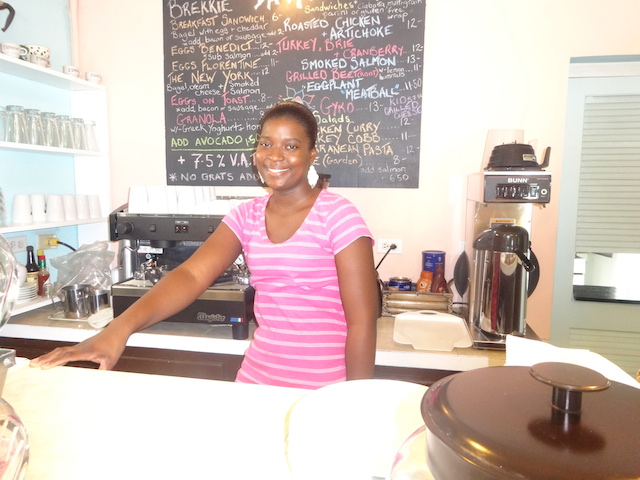 Abia Bowles - front of house server....