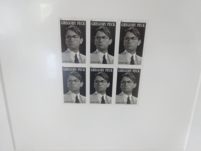 The lovely Gregory Peck as Atticus Finch - the commemorative stamps....