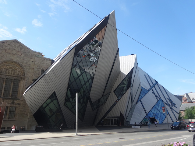 The Daniel Libeskind addition to the Museum of Ontario