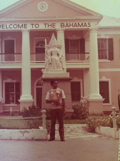 During the first week of his arrival in Nassau 1974