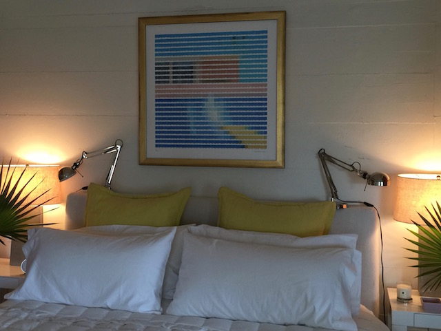 In our bedroom - A Bigger Splash - remember by David Hockney ....