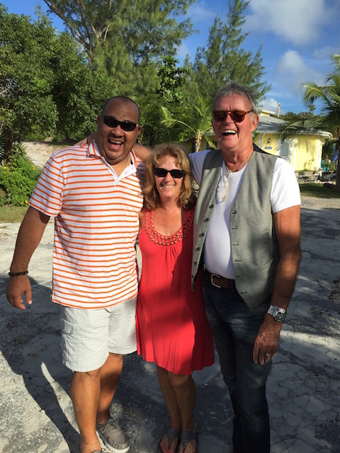 Bob with Julian Carey and the lovely hardworking Rhonda Waserman