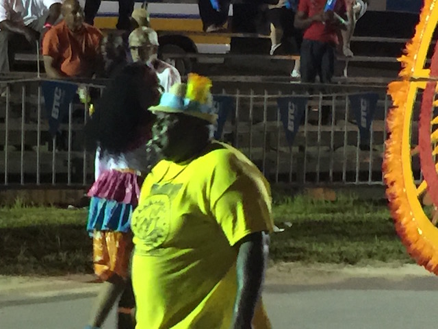 Ace plumber and barman Vernal Bethel - a marshal in the parade