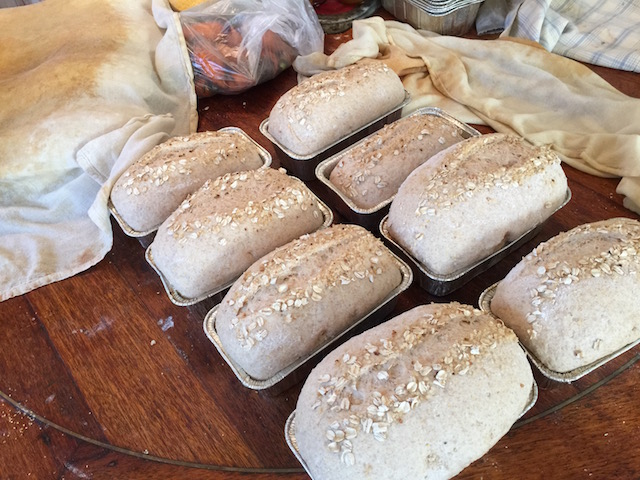 Waiting to be baked - multigrain bread.....