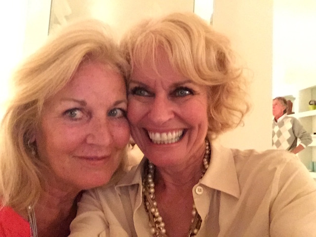 Gratitude for good friends - here with the lovely Nancy von Merveldt