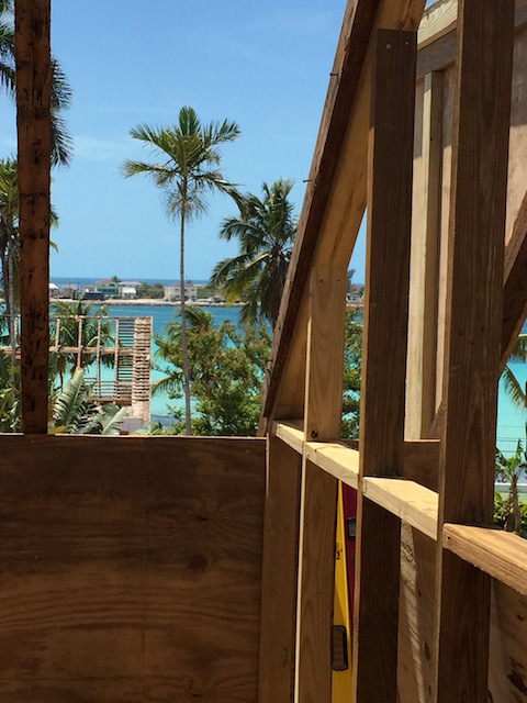 Lovely view of the harbour from one of the new dormer windows in Miss Flora's Cottage