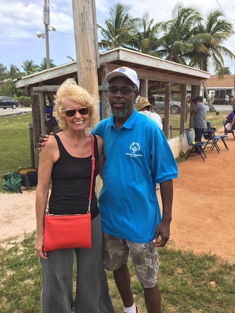 Me with the lovely Mr Gilbert Williams from the Special Olympics Bahamas organization