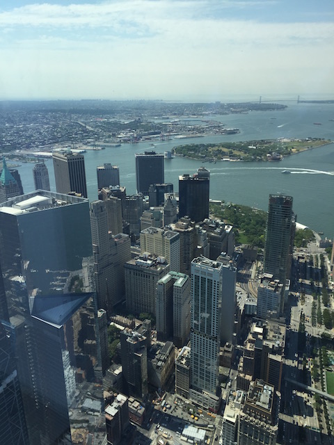 Glorious view from the One World Observatory