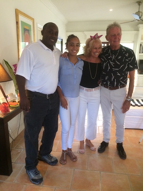 With Cecil 'Boot' Petty and his gorgeous daughter Naomi along with my lovely husband Bob