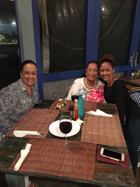 The famous Norma Johnson from Norma's Gift Store celebrating her 84th birthday at Tippy's with her daughter Tracey and grand-daughter Kache