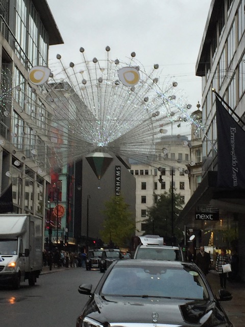 Very glamorous lights in Bond St London