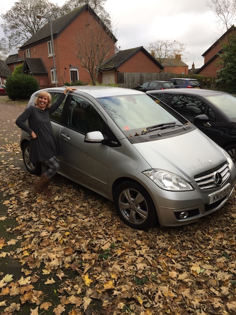 More Mudhita - Jane with her lovely new car !