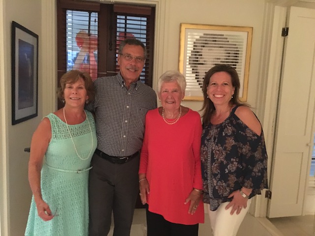 Mary with John and Jean Ianotti and their daughter Jody