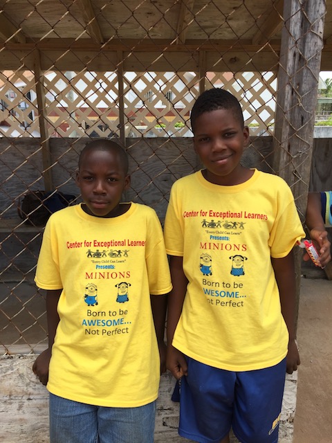 Two of the Eleuthera team singles players - Justin and Jervontae