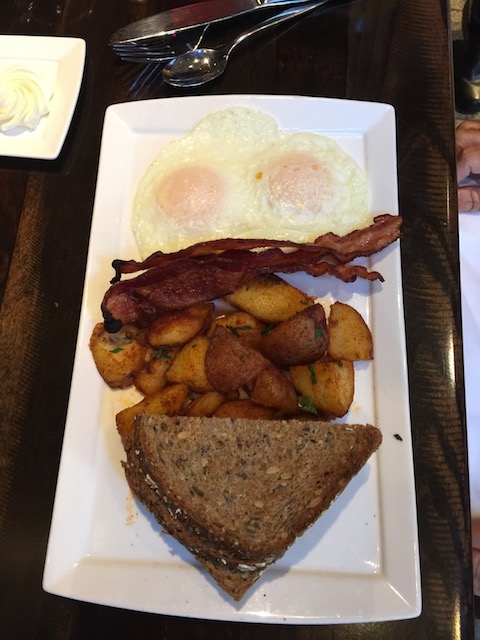 Fabulous breakfast for Bob in Philadelphia