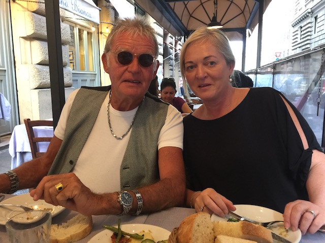 Bob and his lovely daughter Sami in Roma.....