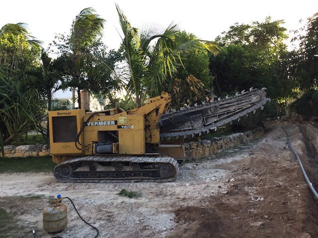 The trenching machine - Bob would love one of these for Christmas !!