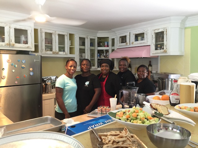 The lovely kitchen staff who made a fantastic job of getting everything out on time ......
