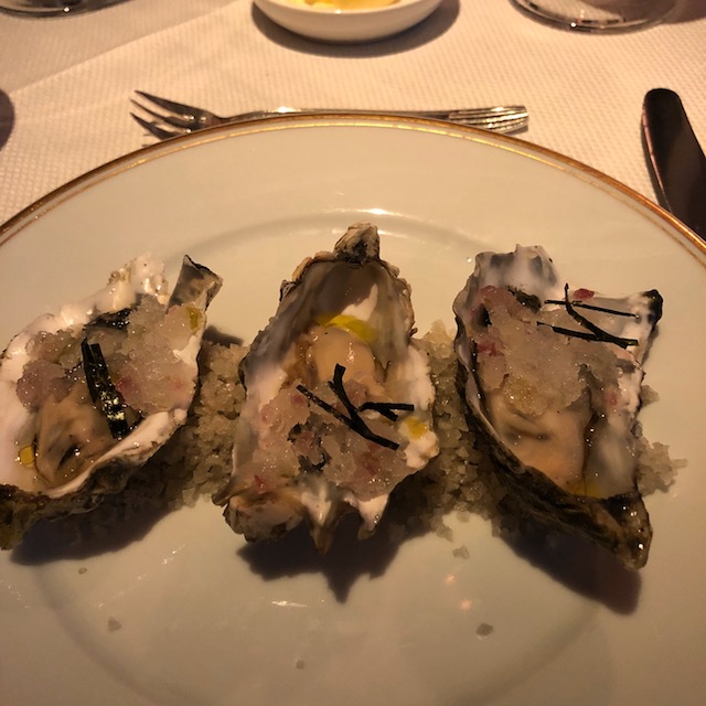 Oh those oysters - I could have eaten a dozen !