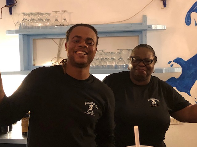 Breeze and Pat - best bartenders !