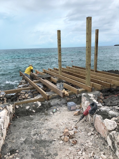 Building a jetty on the Caribbean side - yes I know it is not actually the Caribbean but would you all know which side I meant if I had put the leeward side ?