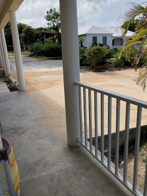 This is the side entrance - which I suppose will be the main entrance - a good gentle ramp for those in wheelchairs or people who cannot manage steps....