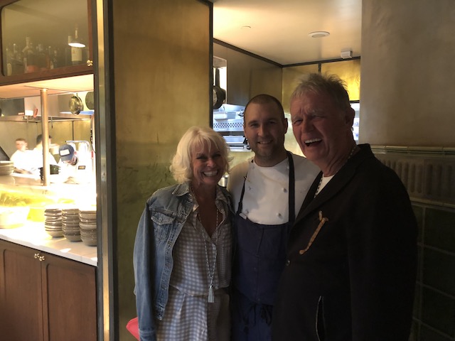 Bob and I with the very talented Chef Matt ......