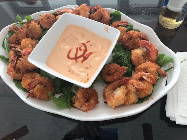 So very tasty - coconut shrimp appetizers 