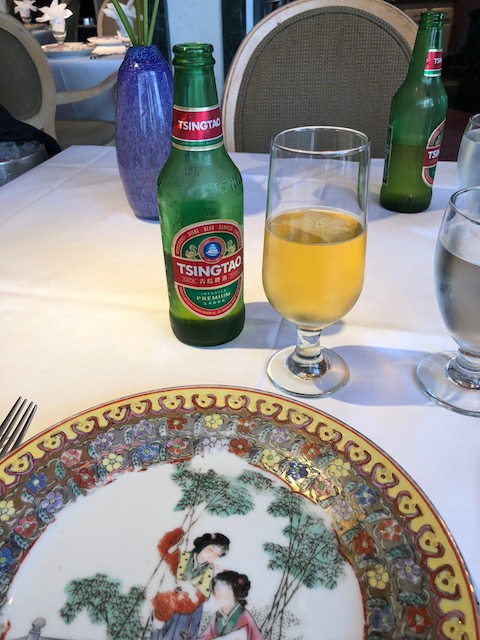 And another great discovery - Tsingtao beer in a chinese restaurant