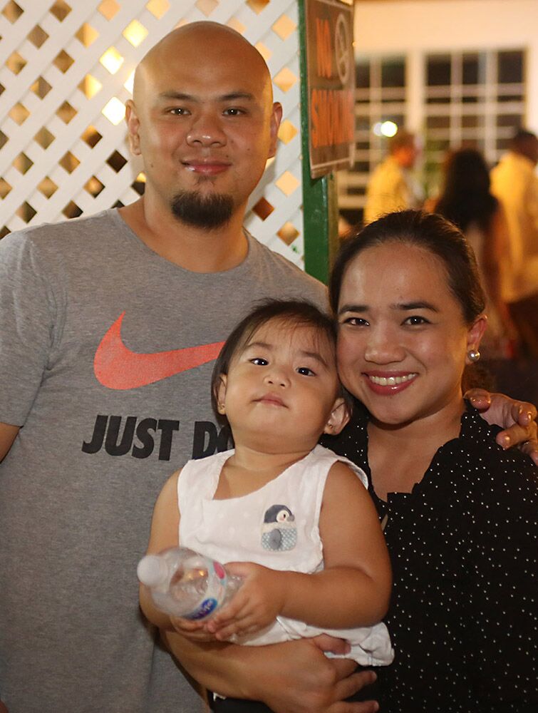 Dr Cho from the Government Clinic with his lovely wife and daughter