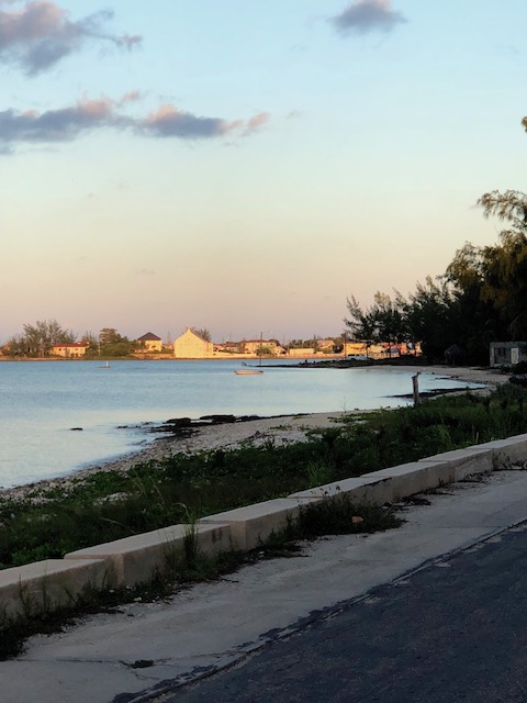 The early morning light coming up on Cupid's Cay