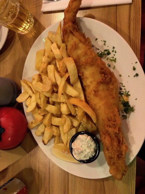 Oh I do love a plate of fish and chips .....