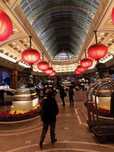 The outside of the Bellagio 